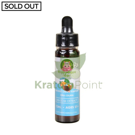 Happy Hippo Kratom Tincture Pina Colada