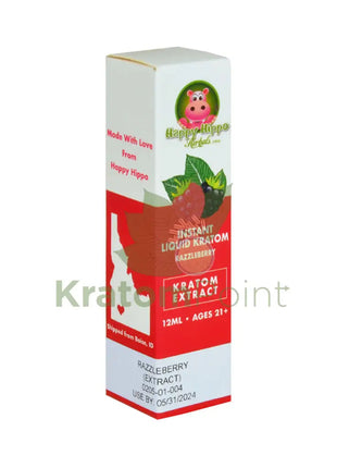 Happy Hippo Kratom Extract Razzleberry 12Ml