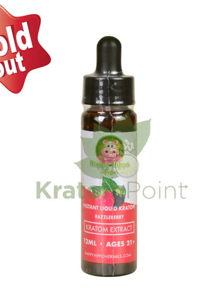 Happy Hippo Kratom Tincture Razzleberry