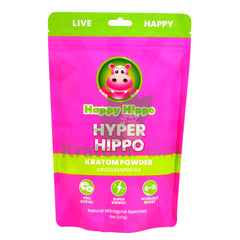 Happy Hippo Kratom Powder Green Maeng Da 8Oz