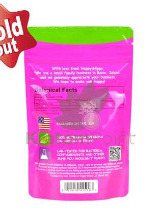 Happy Hippo 4oz kratom powder, White Thai