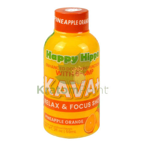 Happy Hippo Pineapple Orange Kava+ with 5-UMP 59ml bottle Kava