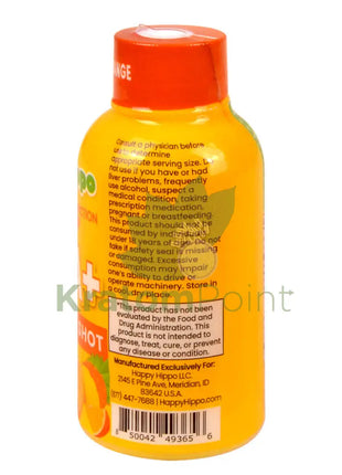 Happy Hippo Pineapple Orange Kava+ with 5-UMP 59ml bottle Kava