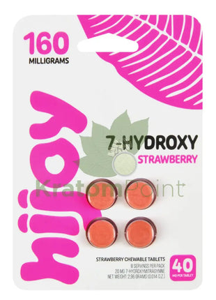 Hijoy 7-Hydroxy Strawberry Tablets 4 count Hydroxy