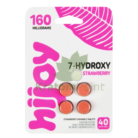 Hijoy 7-Hydroxy Strawberry Tablets 4 count Hydroxy