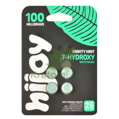 Hijoy 7-Hydroxymitragynine + Pseudo Mighty Mint Kratom 4 Tablets Hydroxy
