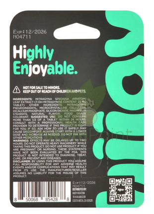 Hijoy 7-Hydroxymitragynine + Pseudo Mighty Mint Kratom 4 Tablets Hydroxy