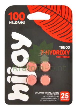 Hijoy 7-Hydroxymitragynine + Pseudo The Og Kratom 4 Tablets Hydroxy