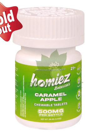 Homiez Botanicals 500mg Caramel Apple Cat’s Claw Tablets 10ct bottle - Cats claw