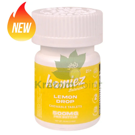 Homiez Botanicals 500mg Lemon Drop Cat’s Claw Tablets 10ct bottle - Cats claw