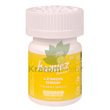 Homiez Botanicals 500mg Lemon Drop Cat’s Claw Tablets 10ct bottle - Cats claw