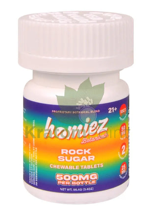 Homiez Botanicals 500mg Rock Sugar Cat’s Claw Tablets 10ct bottle - Cats claw