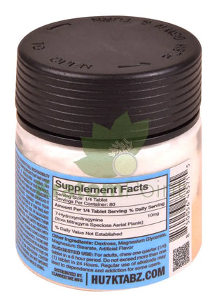 Hu7k 7 Hydroxymitragynine Rainbow Drops 800mg 20 Tablets Hydroxy