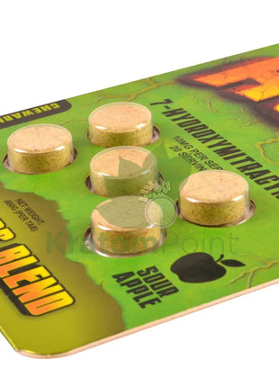 Hu7k 7-Hydroxymitragynine Smasher Blend Sour Apple 200mg 5 Tablets Hydroxy