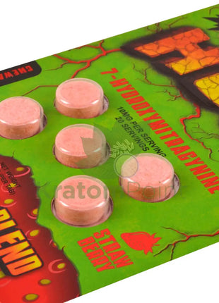 Hu7k 7-Hydroxymitragynine Smasher Blend Strawberry 200mg 5 Tablets Hydroxy