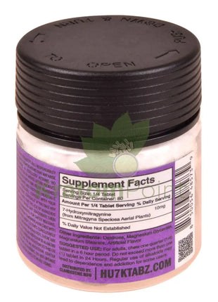 Hu7k 7 Hydroxymitragynine Sour Grape 800mg 20 Tablets Hydroxy