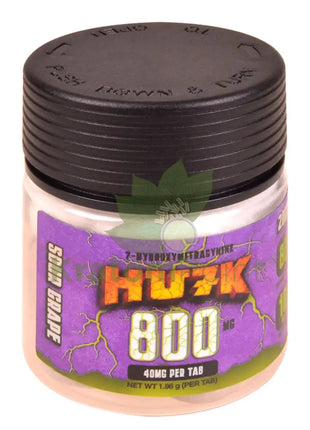 Hu7k 7 Hydroxymitragynine Sour Grape 800mg 20 Tablets Hydroxy
