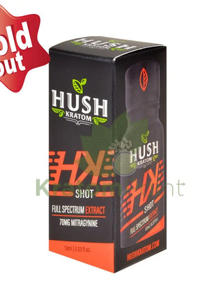 Hush Kratom Hk Shot 10Ml 1 Bottle