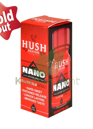 Hush Kratom Nano Shot 10Ml 1 Bottle
