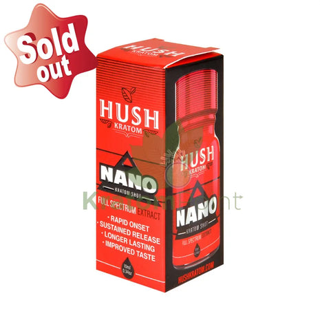 Hush Kratom Nano Shot 10Ml 1 Bottle