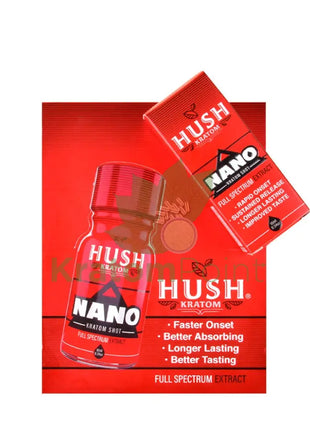 Hush Kratom Nano Shot 10Ml 1 Bottle