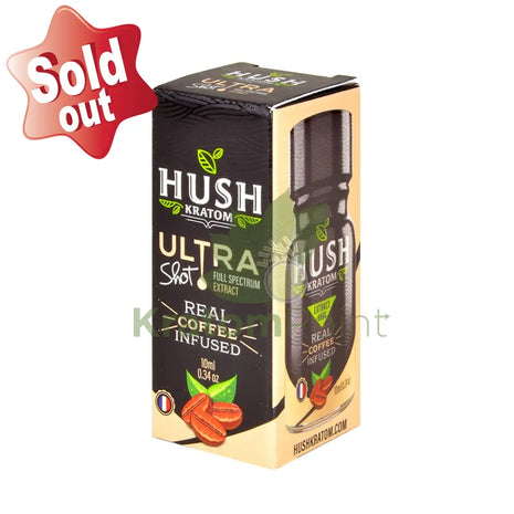 Hush Kratom Ultra Coffee Infused Shot 10Ml 1 Bottle