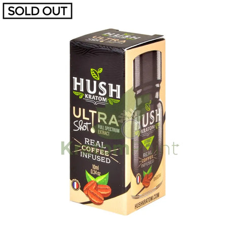 Hush Kratom Ultra Coffee Infused Shot 10Ml 1 Bottle