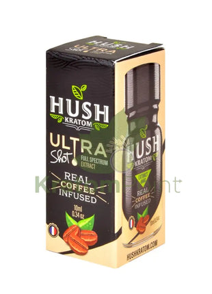 Hush Kratom Ultra Coffee Infused Shot 10Ml 1 Bottle