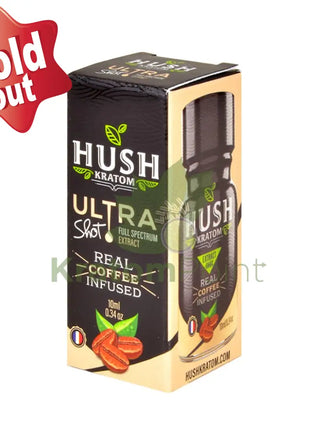 Hush Kratom Ultra Coffee Infused Shot 10Ml 1 Bottle