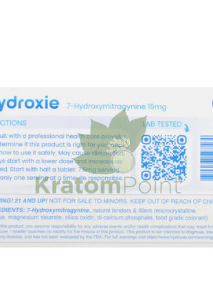 Hydroxie 7-Hydroxymitragynine 15Mg Chewable Tablets 5Ct Hydroxy