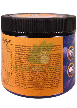 Just CBD + Sleep Raspberry Gummies 2000mg CBD