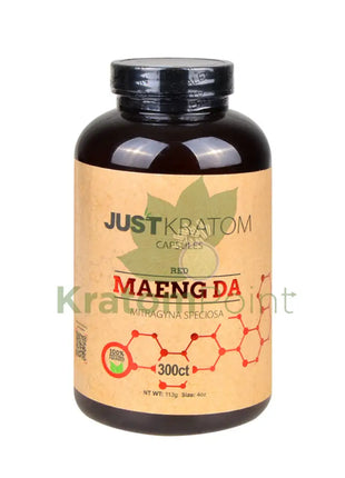 Just Kratom Red Maeng Da Capsules 300 Count