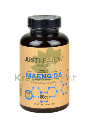 Just Kratom White Maeng Da Capsules 80 Count