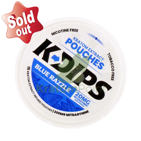 K-Dips Blue Razzle 20Mg 15 Count Pouches