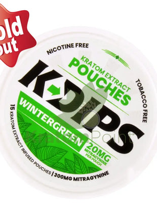 K-Dips Wintergreen 20Mg 15 Count Pouches