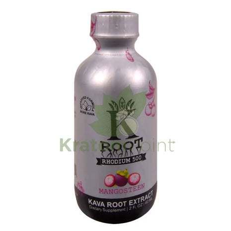 K Root Mangosteen Rhodium 500 Kava Root Extract 60ml shot 1 Bottle Kava
