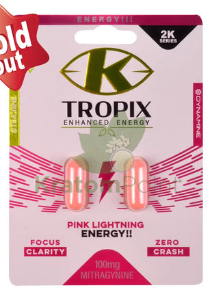 K Tropix Enhanced Energy Pink Lightning Capsules 2 count Energy