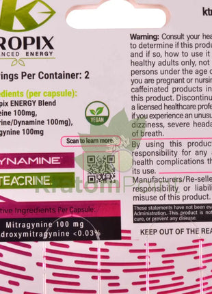 K Tropix Enhanced Energy Pink Lightning Capsules 2 count Energy