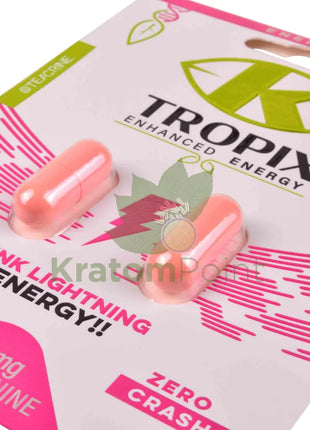 K Tropix Enhanced Energy Pink Lightning Capsules 2 count Energy