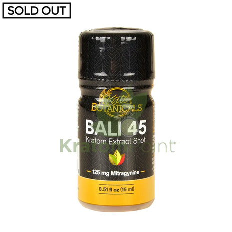 Kats Botanical Bali 45 Kratom Extract Shot 15ml
