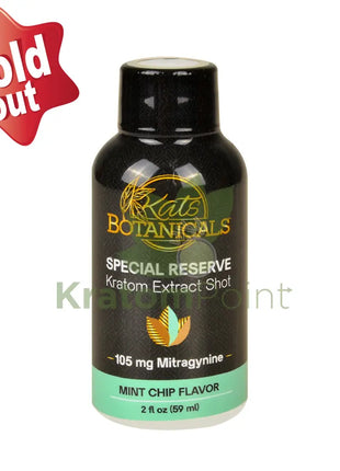 Kats Botanical Mint Chip Kratom Extract Shot 2fl oz