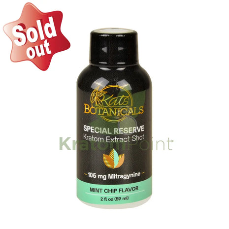 Kats Botanical Mint Chip Kratom Extract Shot 2fl oz
