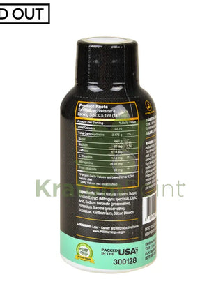 Kats Botanical Mint Chip Kratom Extract Shot 2fl oz-ingredients