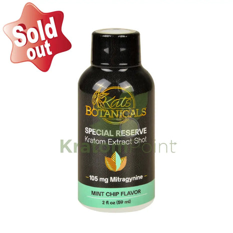 Kats Botanical Mint Chip Kratom Extract Shot 2fl oz