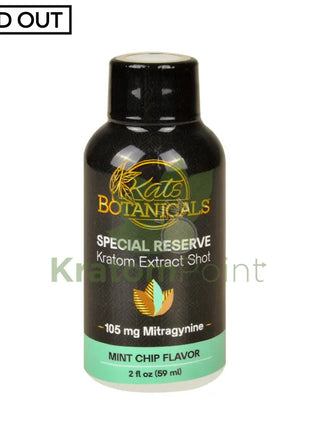 Kats Botanical Mint Chip Kratom Extract Shot 2fl oz