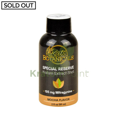 Kats Botanical Mocha Kratom Extract Shot 2Fl Oz