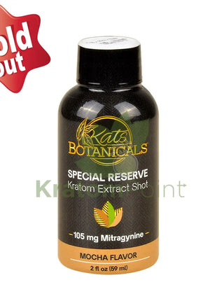Kats Botanical Mocha Kratom Extract Shot 2Fl Oz