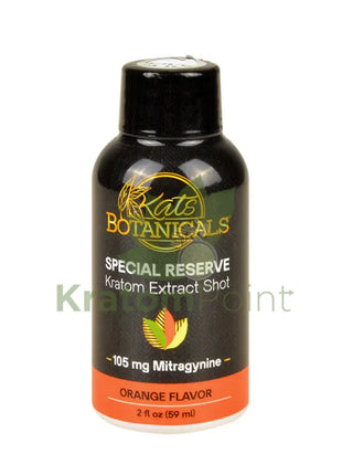 Kats Botanical Orange Kratom Extract Shot 2Fl Oz