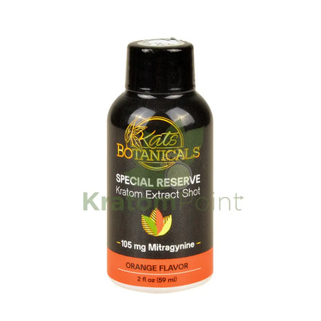 Kats Botanical Orange Kratom Extract Shot 2Fl Oz