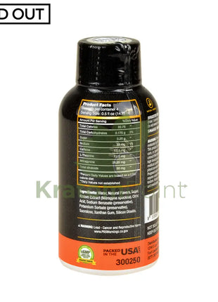 Kats Botanical Orange Kratom Extract Shot 2Fl Oz